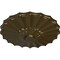 Ekena Millwork Shakuras Ceiling Medallion (Fits Canopies up to 1 3/8"), Hand-Painted Brass, 9"OD x 1 3/8"P CM09SHBRS - alternate 5